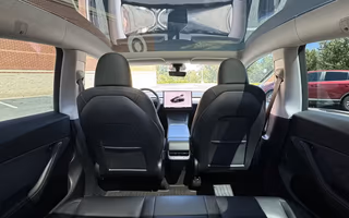 2023 Tesla Model Y Long Range AWD in Solid Black — Panoramic Roof