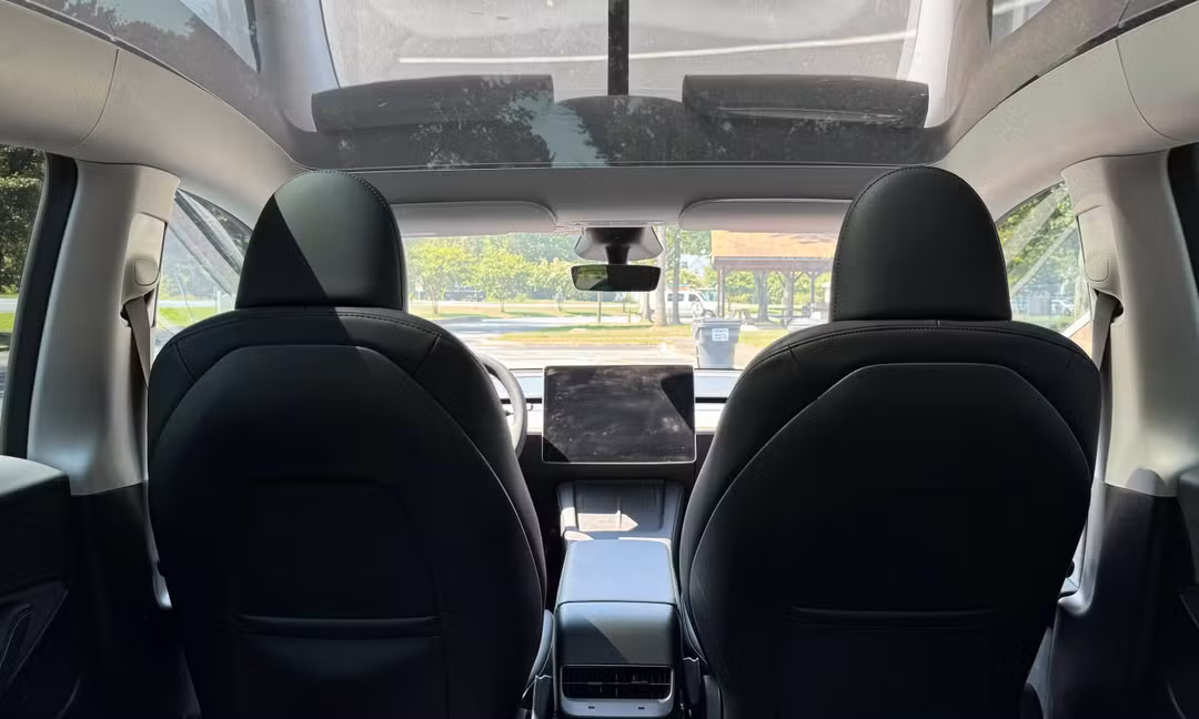 2023 Tesla Model Y Long Range AWD in Solid Black — Panoramic Roof