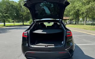 2023 Tesla Model Y Long Range AWD in Solid Black — Trunk